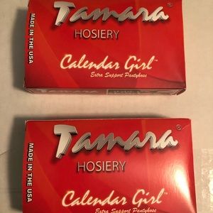 2 new packs of Tamara Official Hooters Pantyhose